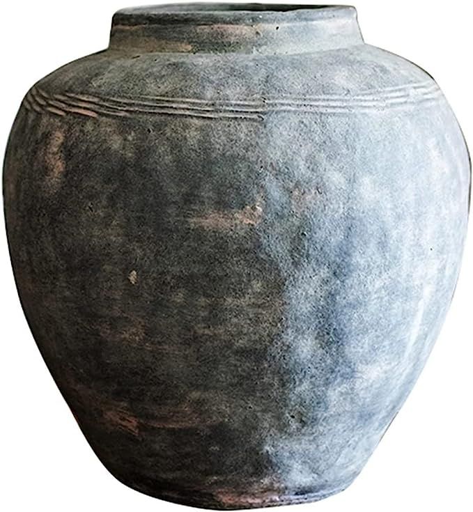 MAHONGQING Vase Sculpture Vase Household Retro Vase Small Ceramic Vase Multifunctional Indoor Liv... | Amazon (US)