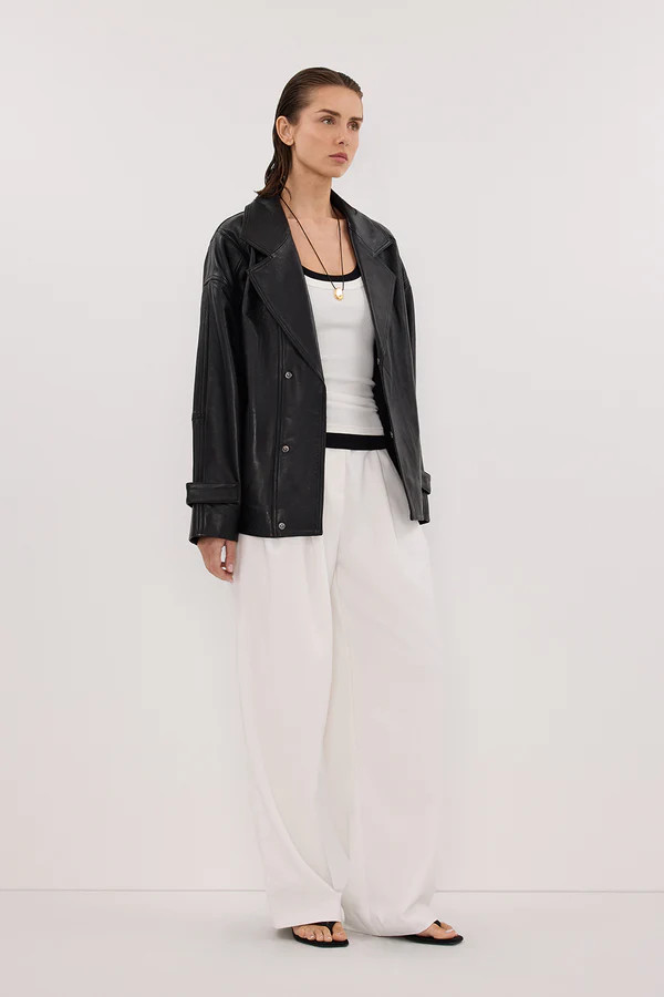 EDEN WHITE TAILORED PANT | DISSH