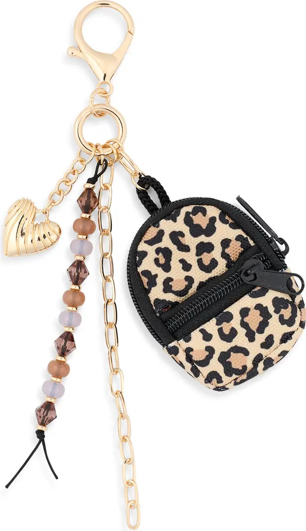 Leith Leopard Heart Bag Charm | Nordstromrack | Nordstrom Rack