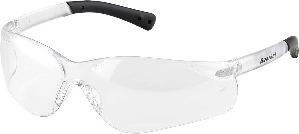 MCR Safety BK310AF BearKat 3 Polycarbonate Anti-Fog Lens Safety Glasses with Non-Slip Hybrid Blac... | Amazon (US)