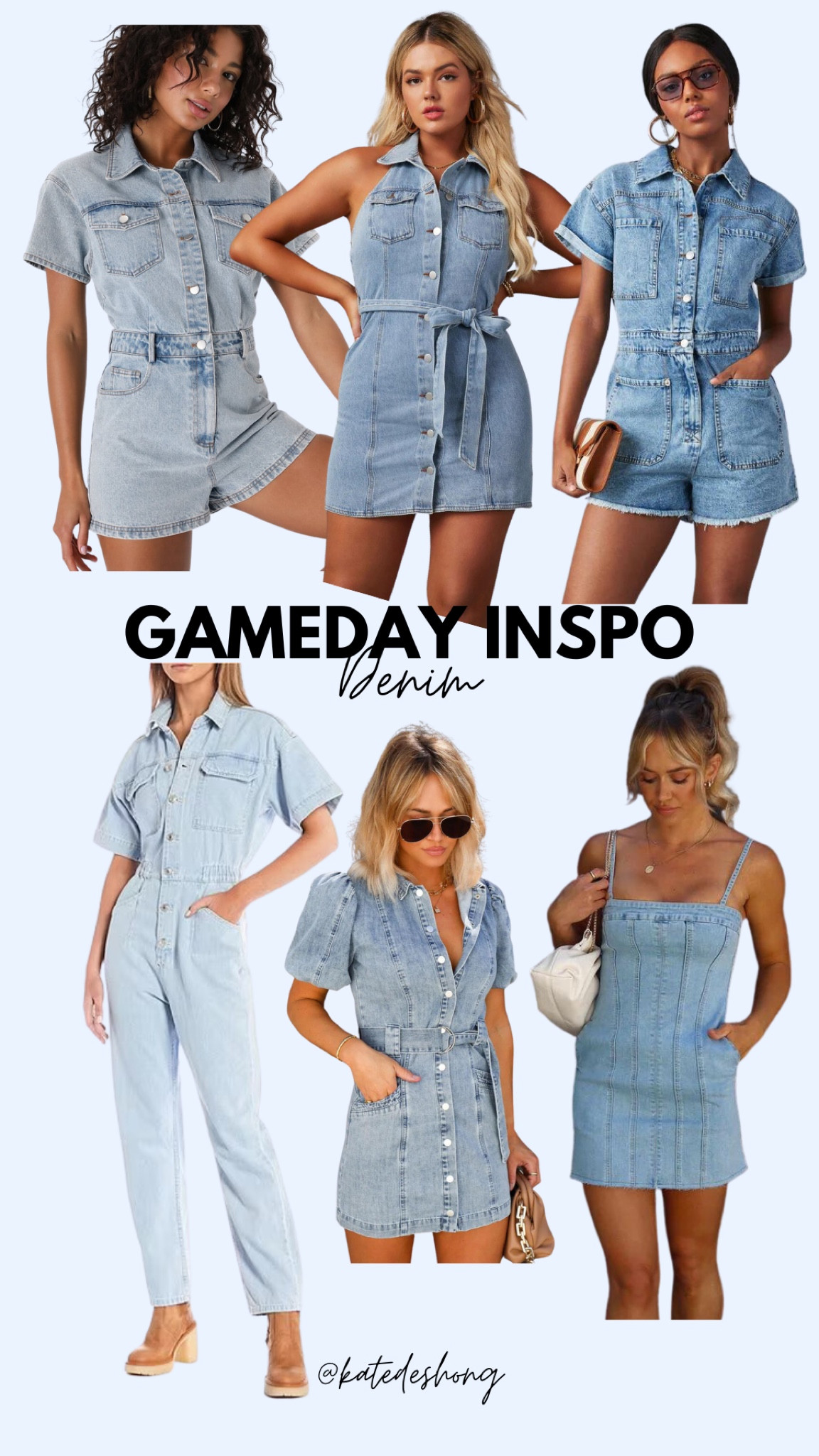 Gameday outfits. College game day. Football. Sports. University of florida. University of Georgia. Louisiana state university. Tigers. Auburn university. Gators. Bulldogs. Dawgs. UF. LSU. UGA. AU. sec. Southern game day. SEC. What to wear to a football game. Saturday football. Fall football outfits. Romper. Matching set. Dress. Denim. Denim dres. Denim romper  

#LTKBacktoSchool #LTKstyletip #LTKSeasonal