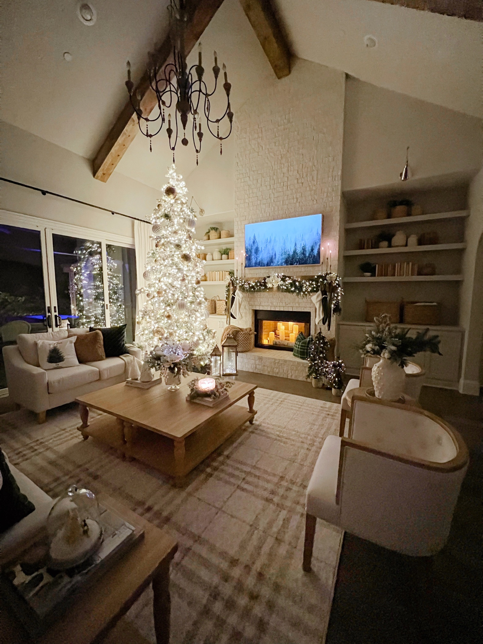 Living room Christmas decor 
Walmart finds
My Texas House 

#LTKHoliday #LTKfamily #LTKhome