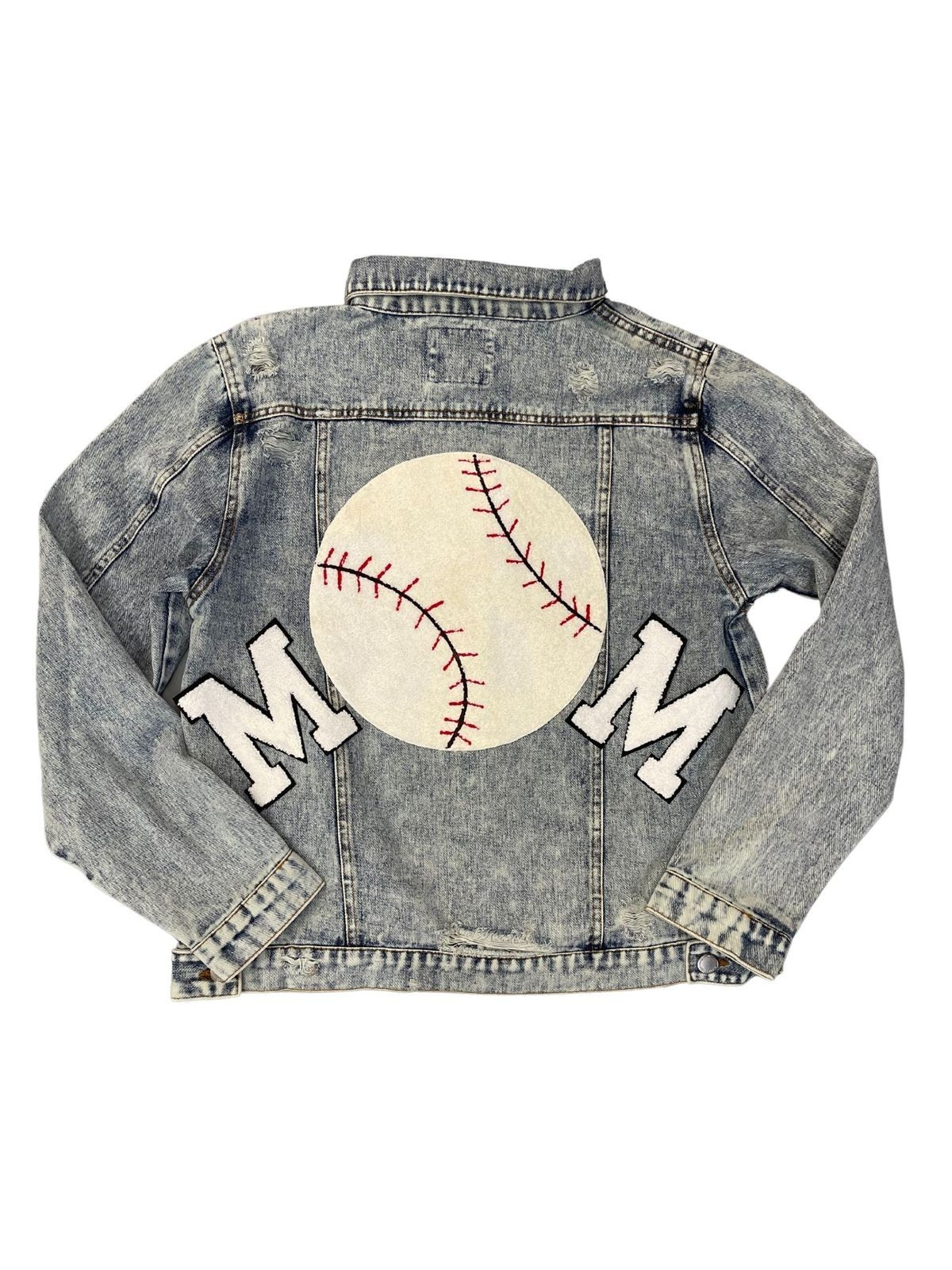 BASEBALL MOM DENIM JACKET | Judith March