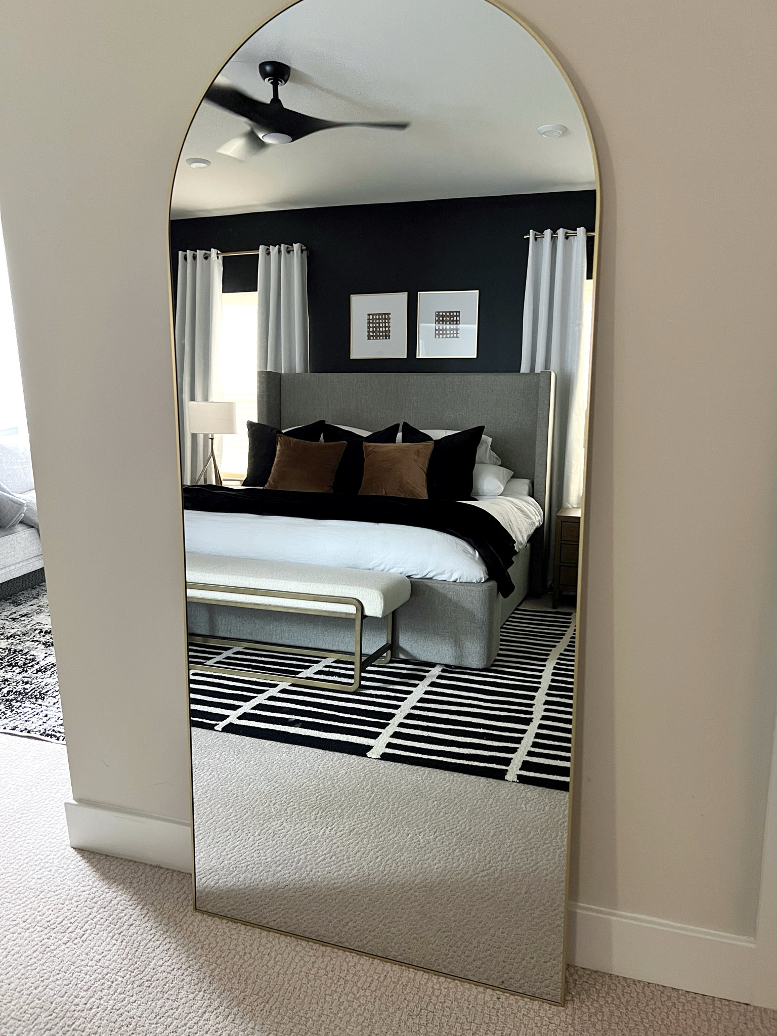 Floor Length Gold Arched Mirror

#LTKHome #LTKGiftGuide