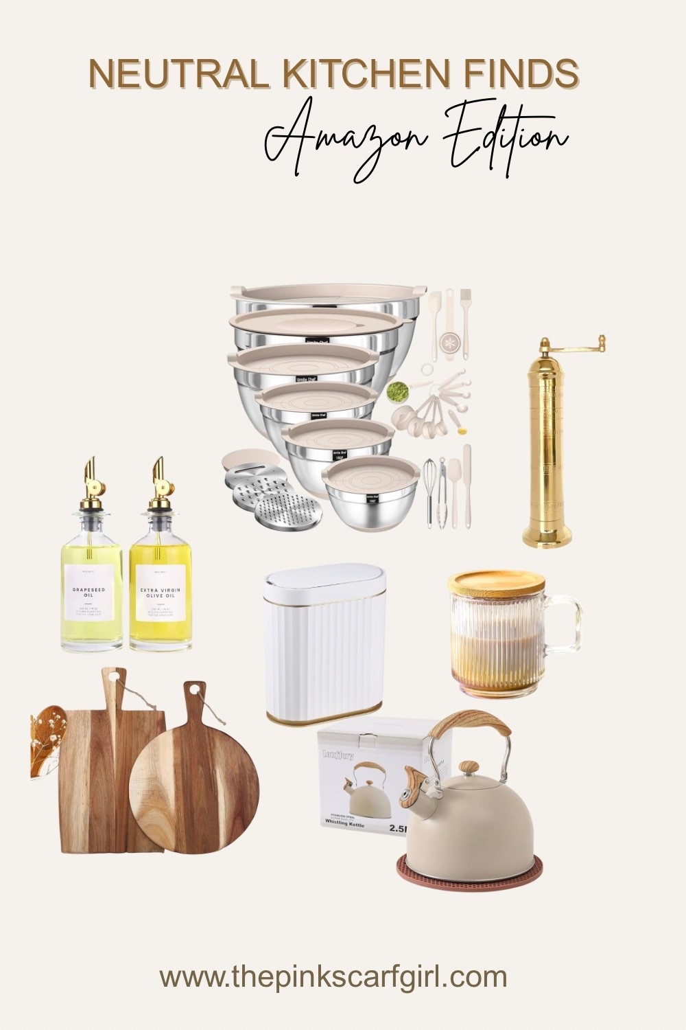 If your kitchen leans neutral, warm, and functional — this one’s for you 🤍
Sharing my favorite neutral kitchen finds from Amazon that make everyday cooking feel a little more elevated. #LTKunder100 #amazonfinds

#LTKmomlife #LTKHome