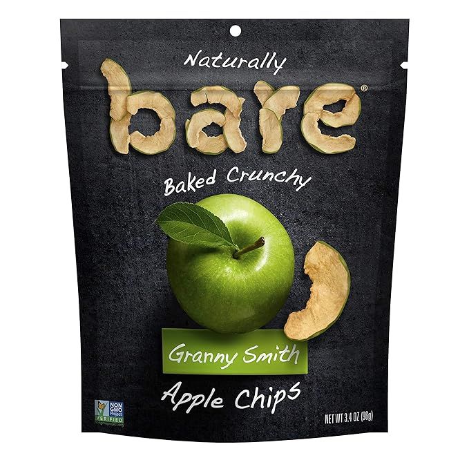 bare Snacks Apple Chips, Granny Smith, 3.2oz bag | Amazon (US)