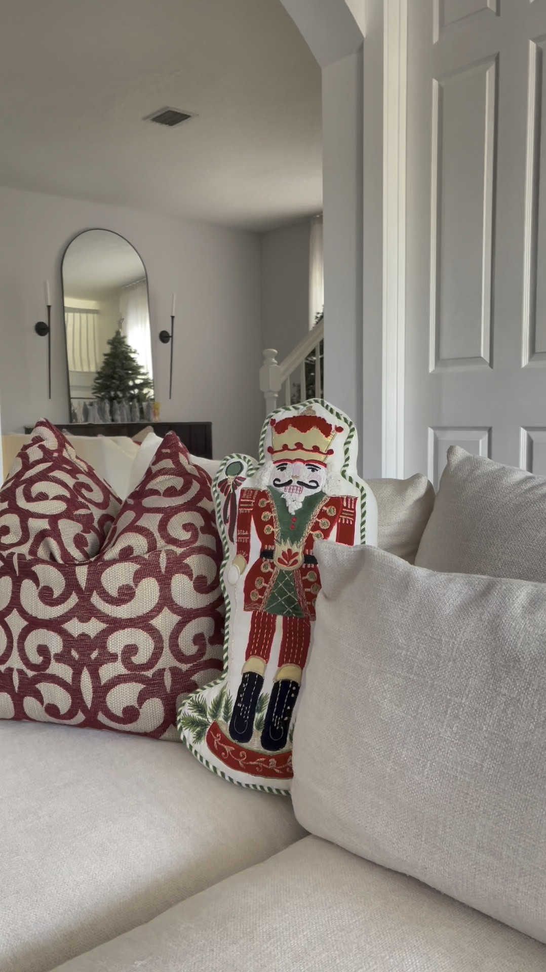 Loving how my home is coming together with Christmas Decorations! Majority of my things were purchased at Target, TJMaxx , Ross or thrifted but I’ve tagged similar alternatives | petite mom with a passion for sharing beauty, fashion, & home inspo | Follow @jully.gabriely on Instagram #momstyle #minimalistic #styleinspo #LTKMostLoved 

#LTKWatchNow #LTKHome #LTKHoliday