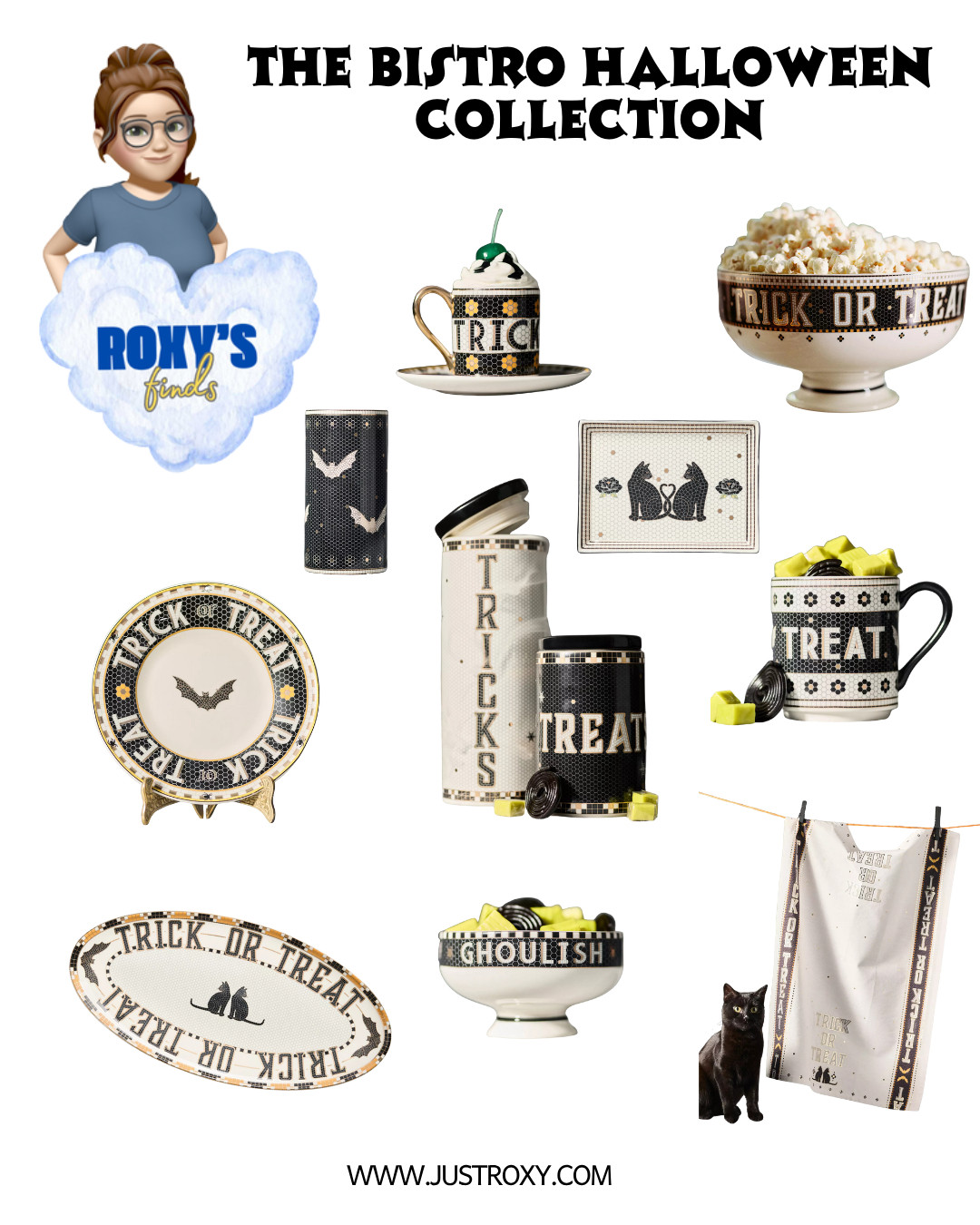 Chic and a little spooky 🖤 The Bistro Halloween collection gives your fall table a Parisian café vibe—with just the right touch of Halloween magic. From stoneware bowls to candy jars and serveware, these pieces make every autumn gathering feel elevated and enchanting. ✨  #LTKHalloween #LTKTabletop #LTKEntertaining #LTKHomeDecor #LTKHolidayStyle #LTKSpookySeason #LTKSeasonalDecor #LTKTablescape #LTKFinds #LTKFallDecor #LTKHostess 

 