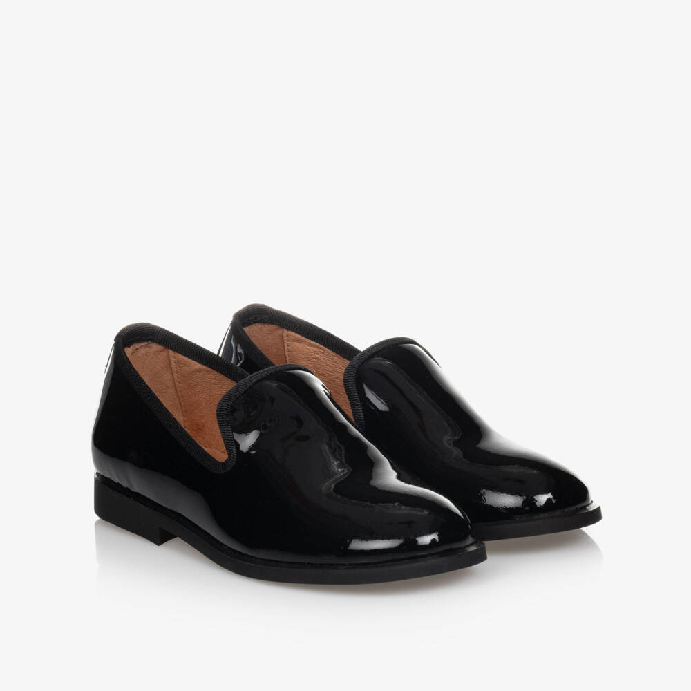 Black Patent Leather Loafers | Childrensalon
