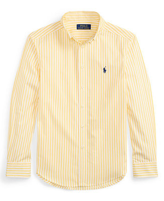 Boys' 8-20 Plaid Cotton Poplin Shirt | Macy's