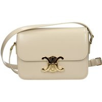 Sac bandoulière Celine Teen Triomphe Femmes Cuir Beige/Crème | Balardi (US & Canada)