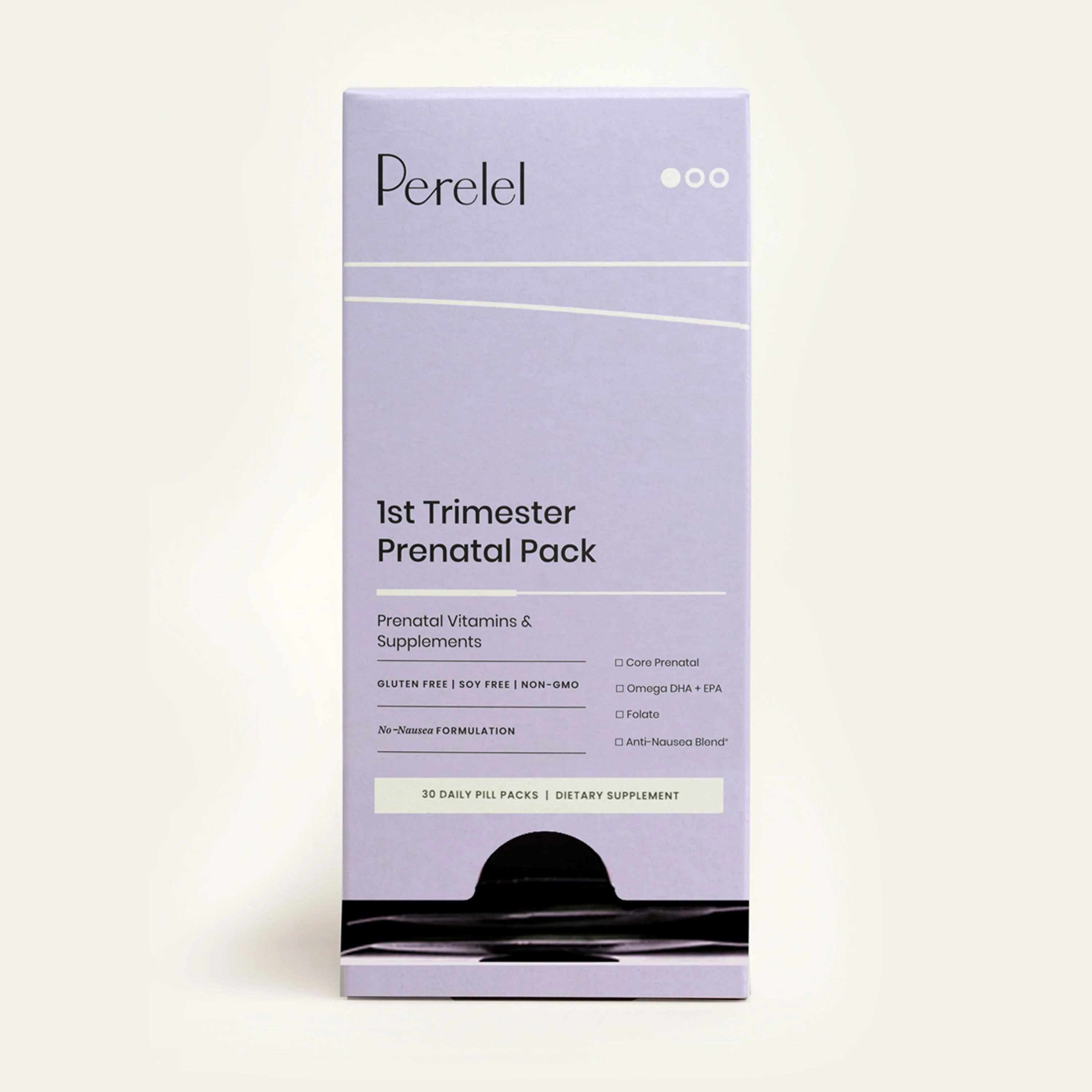 First Trimester Prenatal Vitamin Pack | Perelel