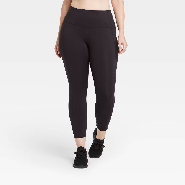 Women's Sculpted High-Rise 7/8 Leggings 24" - All in Motion™ | Target