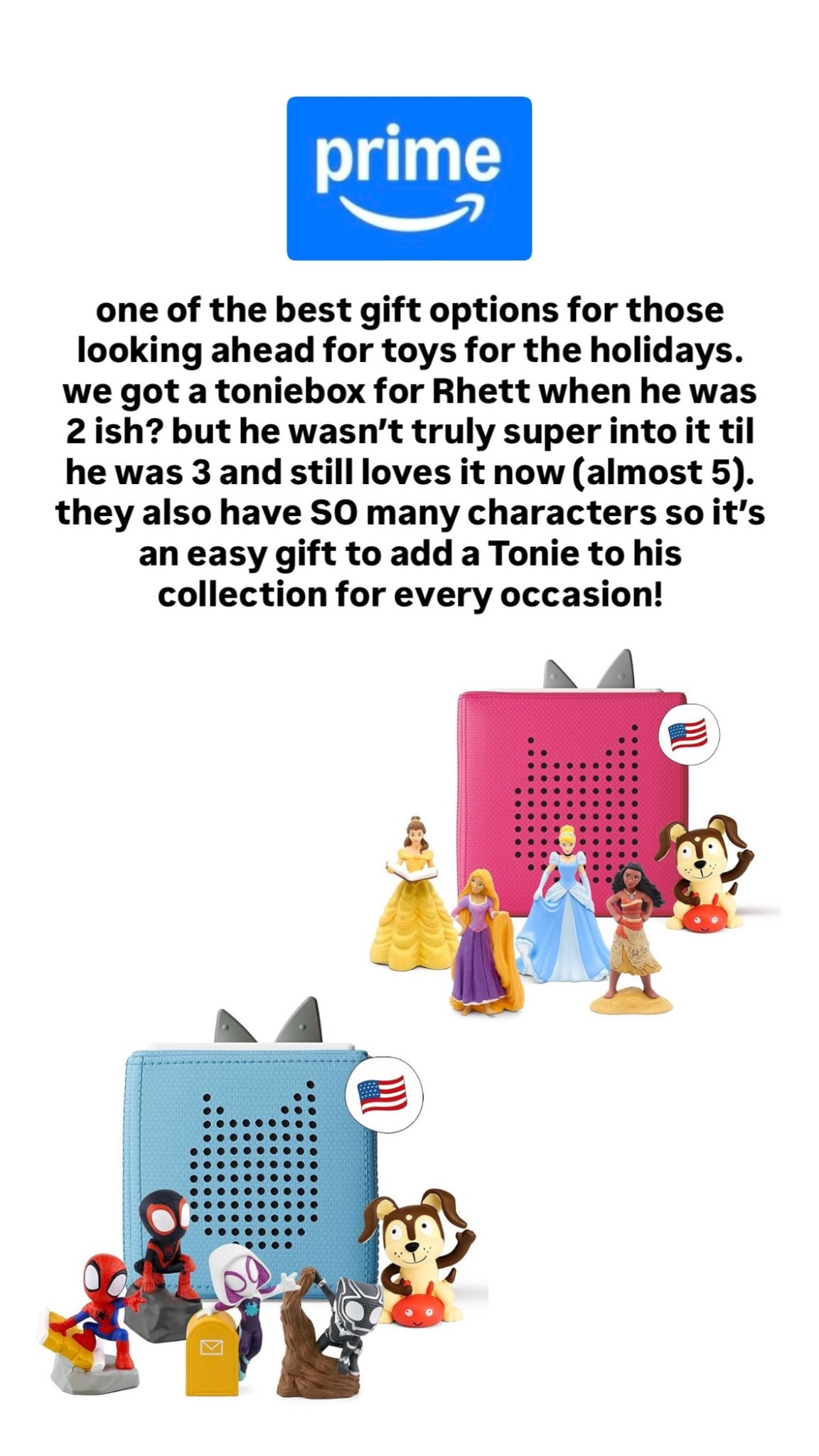 Tonie box way on sale for prime day and makes the best Christmas gift for boys and girls! 

#LTKFindsUnder100 #LTKSaleAlert