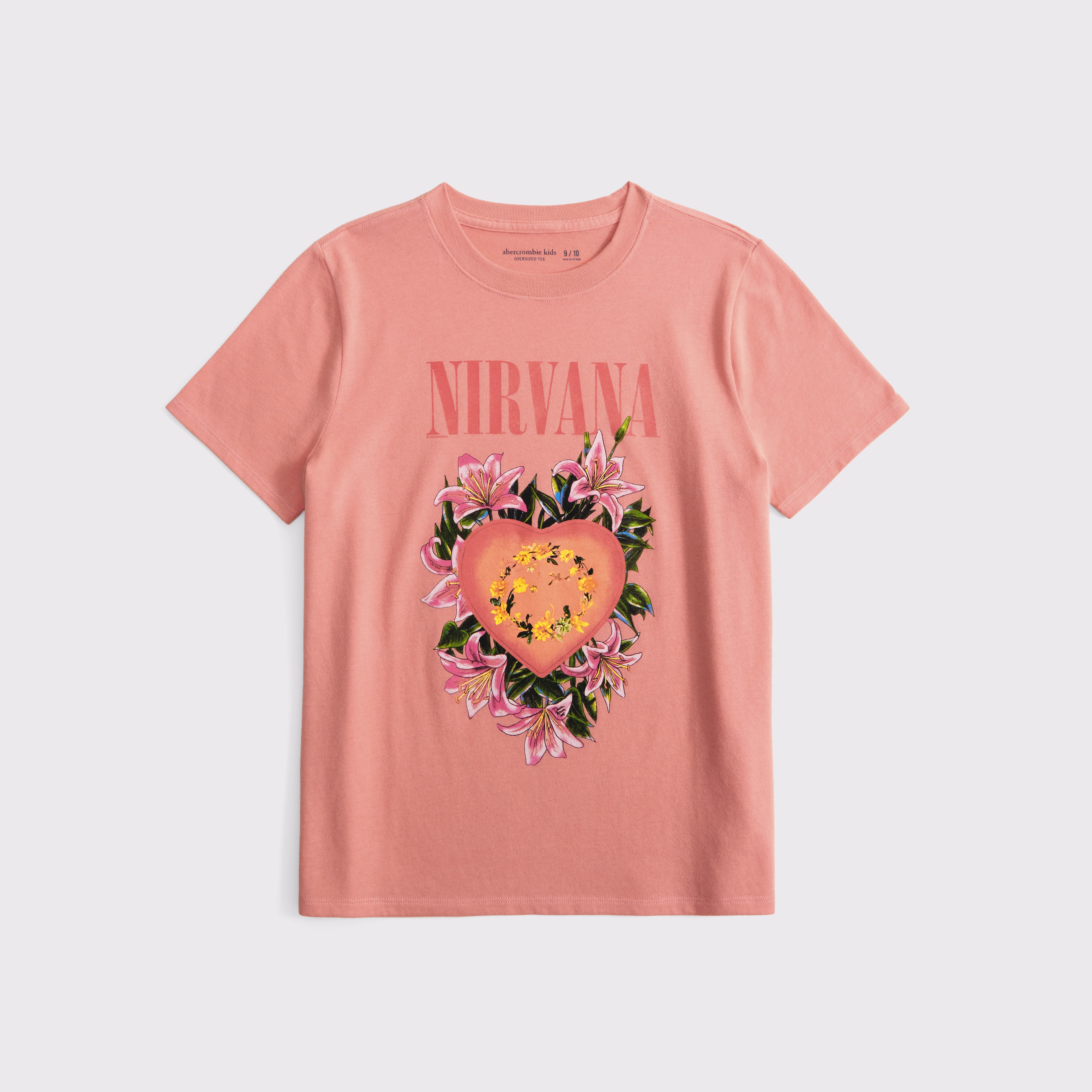 oversized nirvana graphic tee | Abercrombie & Fitch (US)