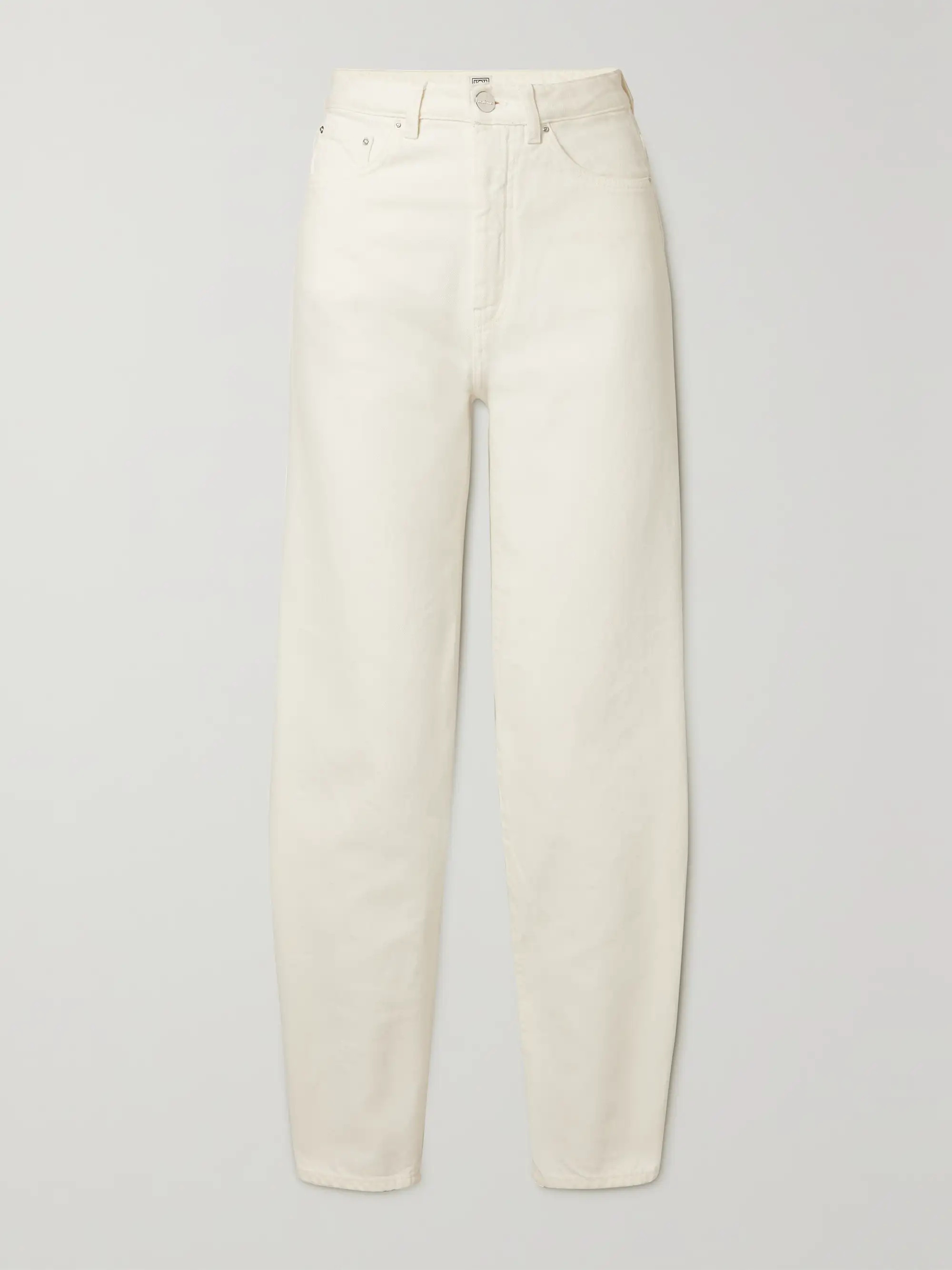 + NET SUSTAIN Barrel high-rise straight-leg organic jeans | NET-A-PORTER (US)