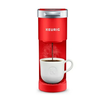 Keurig K-Mini Single Serve K-Cup Pod Coffee Maker, Poppy Red | Walmart (US)