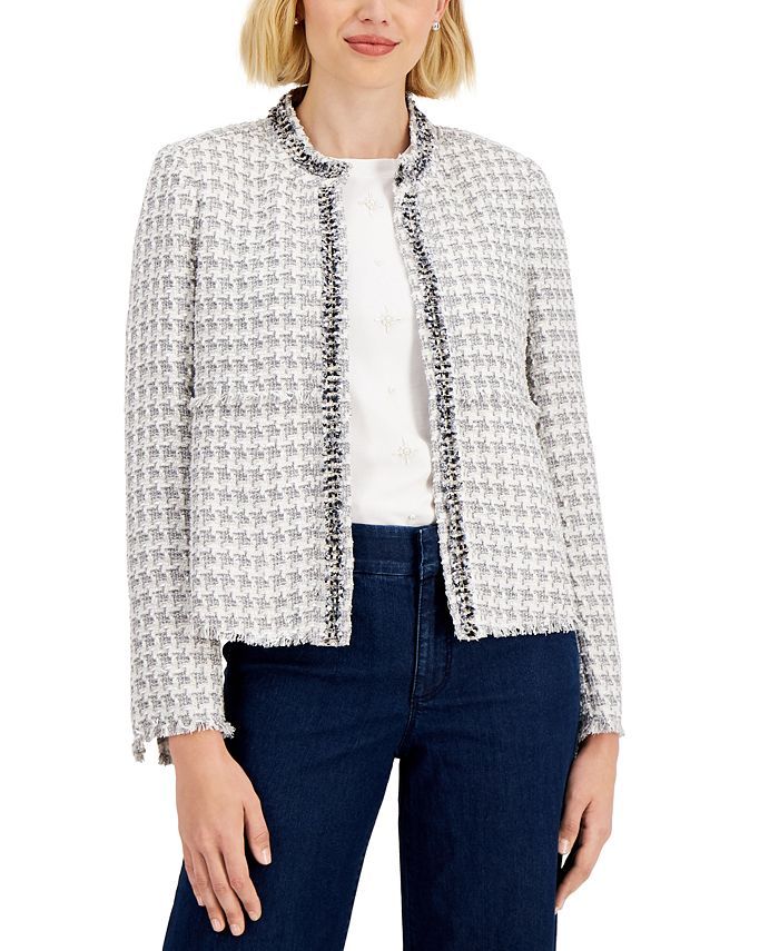 Charter Club Tweed Jacket, Created for Macy's & Reviews - Jackets & Blazers - Women - Macy's | Macys (US)