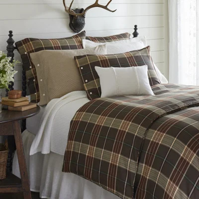 Deerfield Plaid 100% Cotton Duvet Cover | Wayfair North America