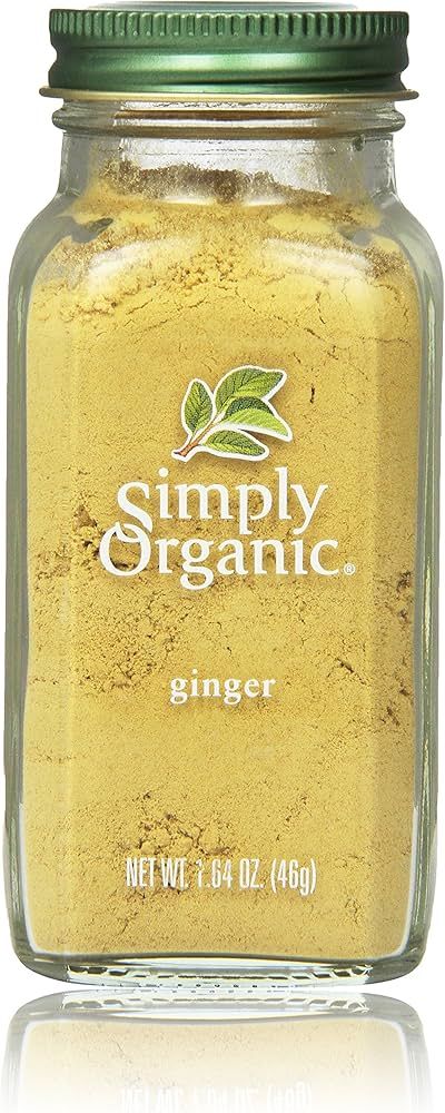 Simply Organic Ground Ginger Root, 1.64 Ounce, Non ETO, Non Irradiated, Non GMO, Complements Both... | Amazon (US)