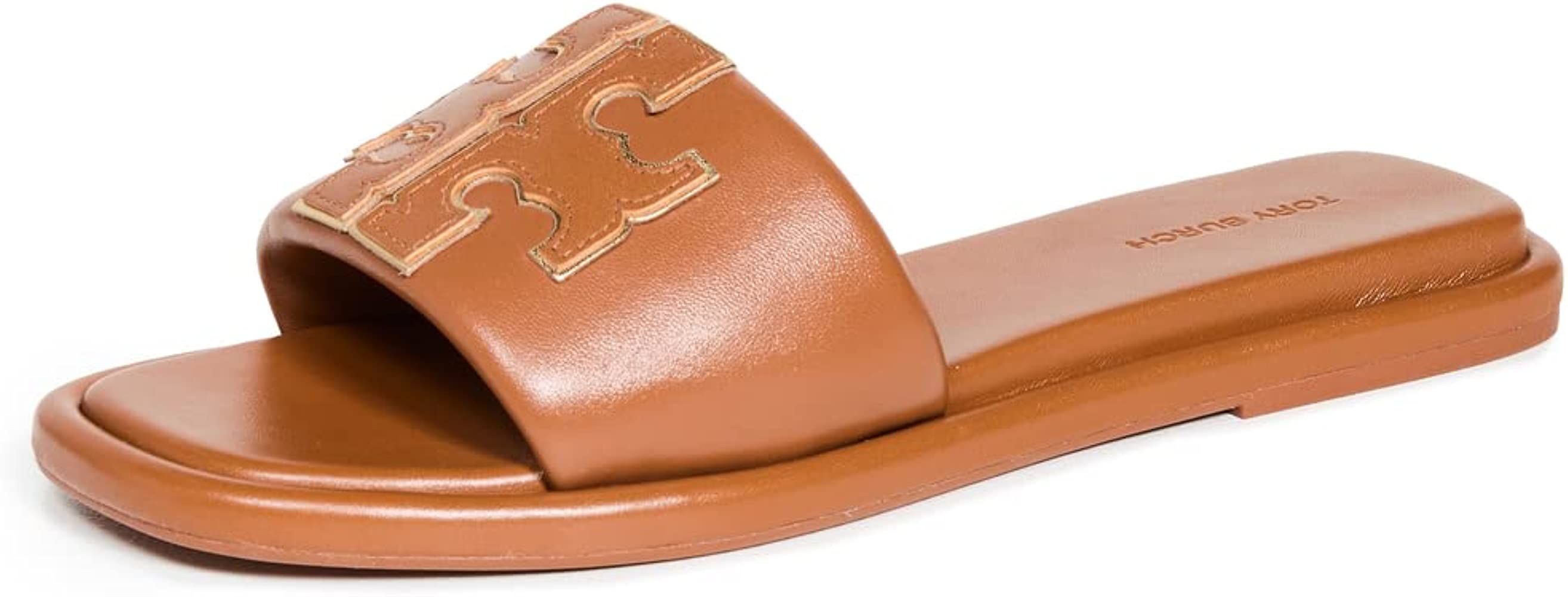 Tory Burch Women's Double T Sport Slides | Amazon (US)