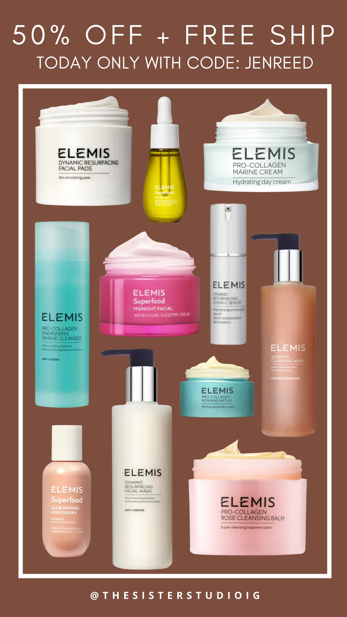 50% off best sellers + FREE shipping, and 2 FREE minis at checkout with code JENREED 👏🏼 

#LTKBeauty #LTKSaleAlert #LTKFindsUnder100