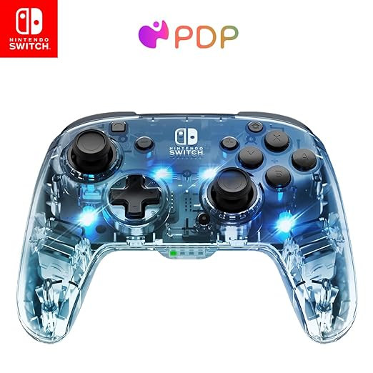 PDP Afterglow LED Wireless Deluxe Gaming Controller - Licensed by Nintendo for Switch and OLED - ... | Amazon (US)