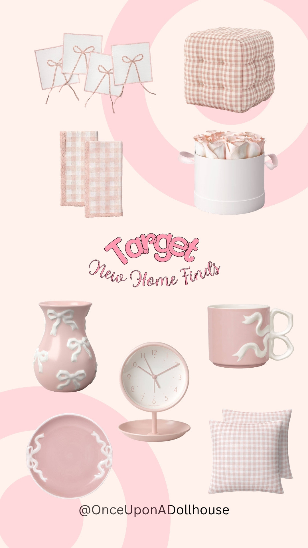 Target New Home Finds! 

Napkins, vase, clock, mug, plate, pillows, roses

#LTKsummer #LTKhome