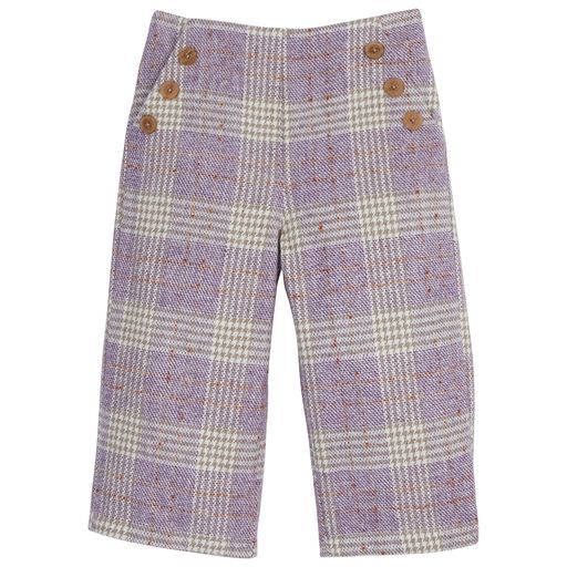 Bisby Wide Leg Pants- Lilac Tweed | JoJo Mommy