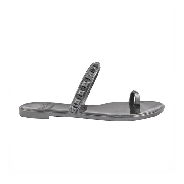 Maria Flat Jelly Sandals - Metallic Clearance | Carmen Sol