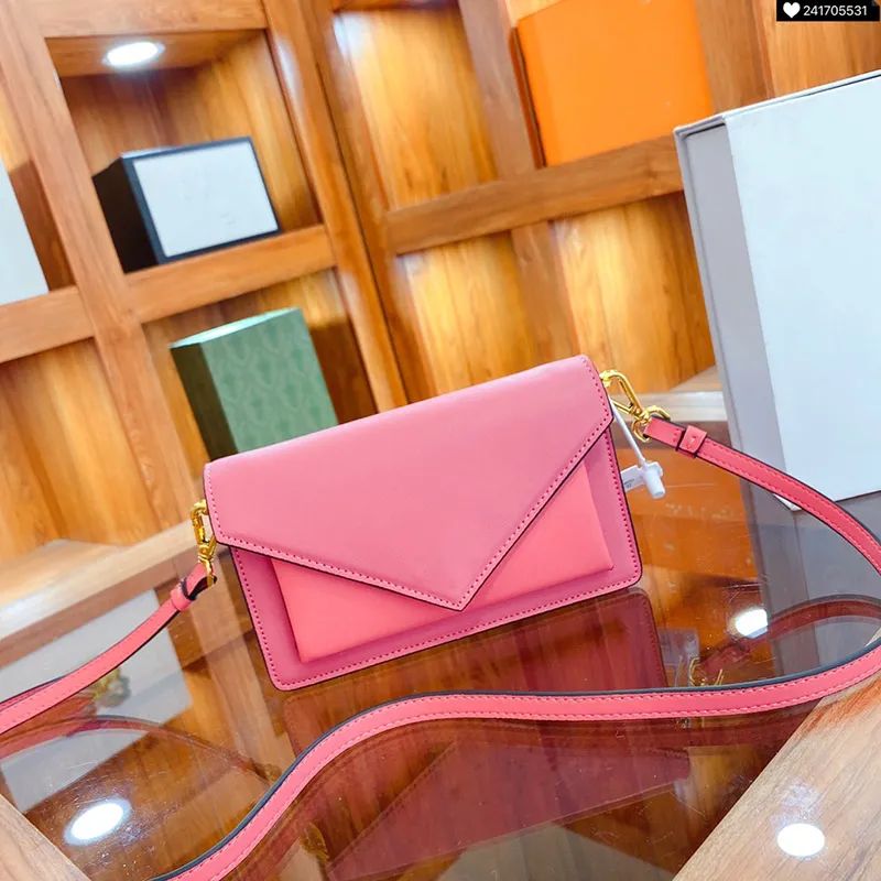 Womens Leather Envelope Bag Luxurys Designers Handbags Fashion Designer Shoulder Bags Women Cross... | DHGate
