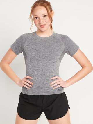 Fitted Seamless Performance T-Shirt for Women | Old Navy (US)