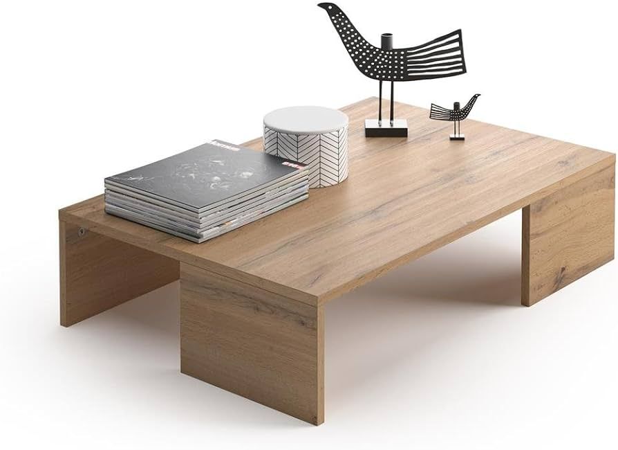 Mobili Fiver, Rachele Coffee Table, Rustic Oak, Made in Italy | Amazon (US)