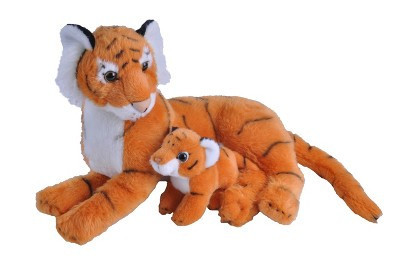 Wild Republic Mom and Baby Tiger Plush, Stuffed Animal, Plush Toy, Gifts for Kids, Zoo Animals, 11 Inches | Target