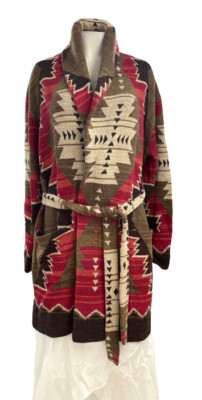 Women's Lauren Ralph Lauren Cotton Southwestern Aztec Cardigan Sweater  | eBay | eBay US