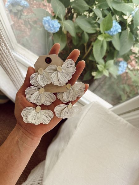 Anthropologie has the prettiest jewels right now! Grabbed these last week and they are such a fun statement. Super light and I love the white color for all things summer 🤍 @anthropologie #anthropartner

#LTKfindsunder100 #LTKfindsunder50