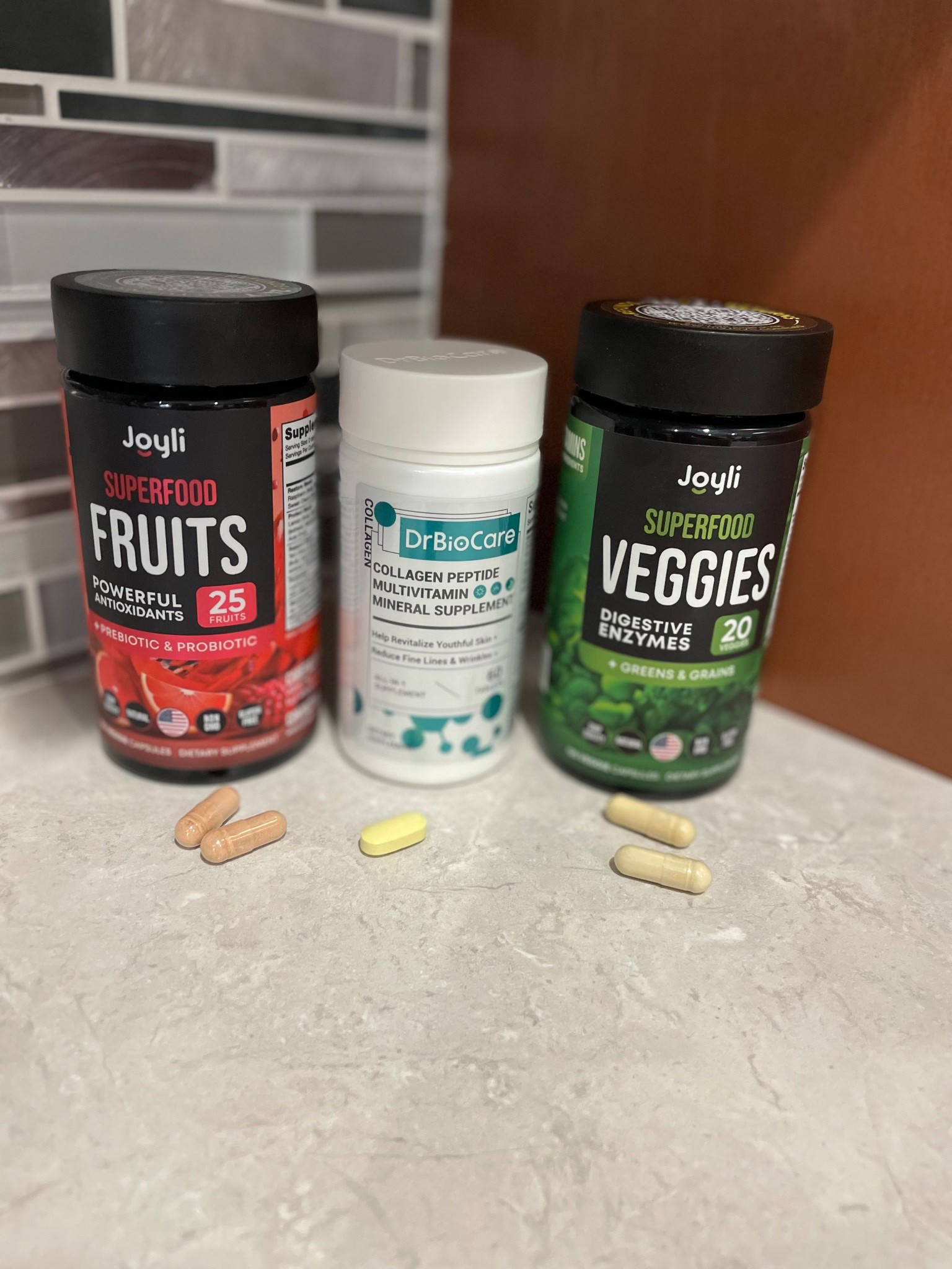 Daily vitamins and supplements 