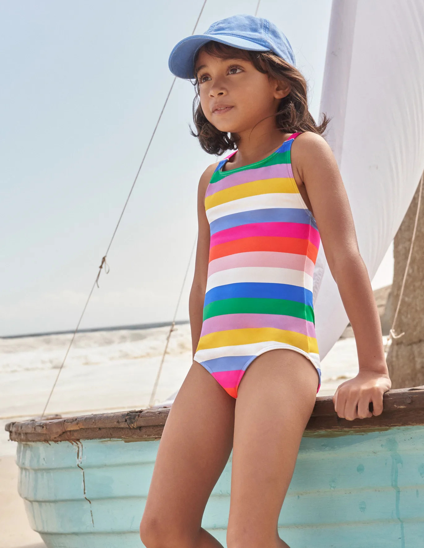 Cross-back Printed Swimsuit | Boden (US)
