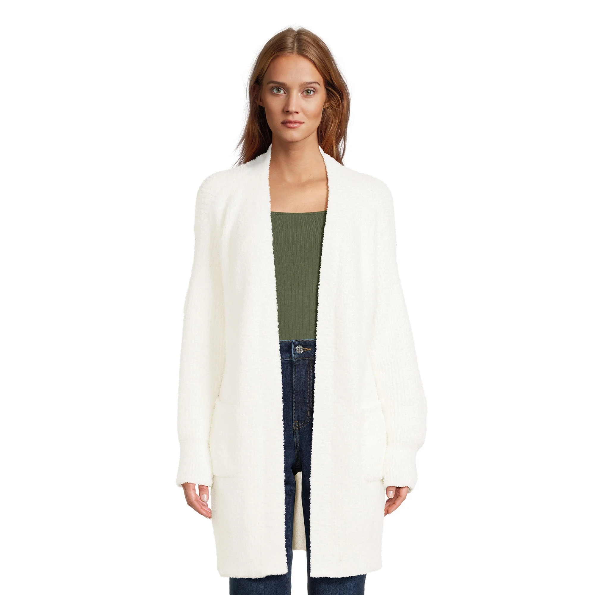 Time and Tru Women's Duster Cardigan Sweater, Midweight, Sizes XS-XXXL | Walmart (US)