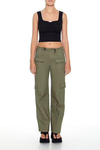 Toggle Drawstring Cargo Pants | Forever 21