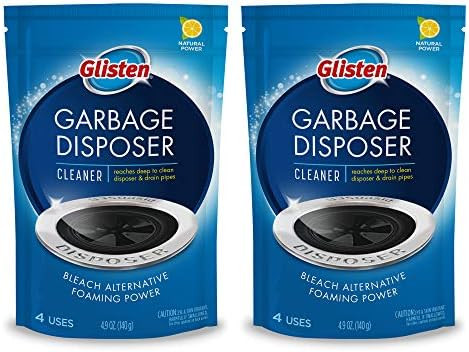 Glisten DP06N-PB Garbage Disposer Foaming Cleaner, Lemon Scent, 2-Pack (8 Uses), 2 Pack, Blue, 9 ... | Amazon (US)