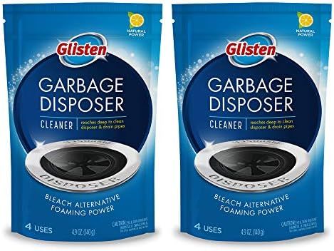 Glisten DP06N-PB Garbage Disposer Foaming Cleaner, Lemon Scent, 2-Pack (8 Uses), 2 Pack, Blue, 9 ... | Amazon (US)