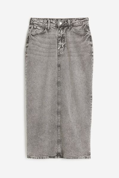 Denim Skirt - Gray - Ladies | H&M US | H&M (US)