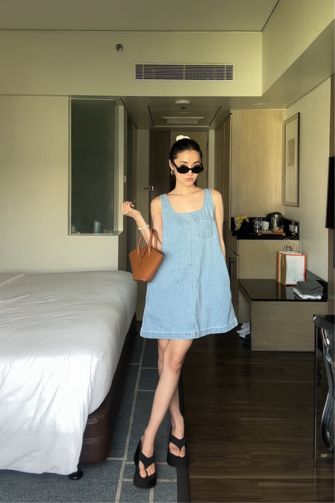 Denim mini dress 💙

#LTKstyletip #LTKkorea #LTKsummer