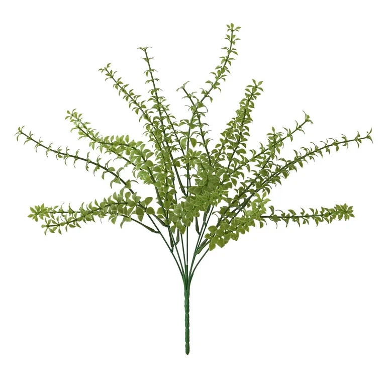 SLYNSHome Clearance Artificial Greenery Stems Fake Green Plants Flowers Faux Grass Outdoor UV Res... | Walmart (US)