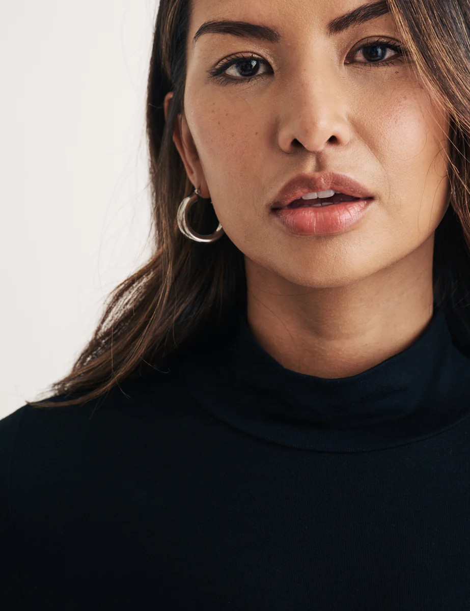 Black Funnel Neck Long Sleeve Top
  

  
    £39.00 | Nobody's Child