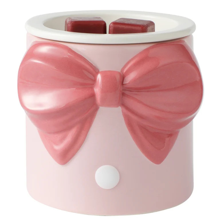 Mainstays Pink Bow Fragrance Wax Melt Warmer | Walmart (US)