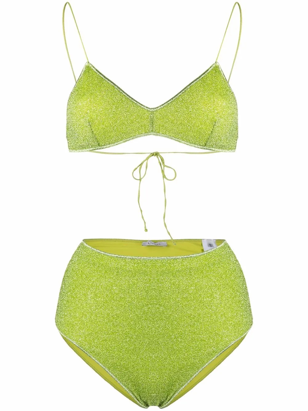 Oséree Lumiere High Waisted Bikini Set - Farfetch | Farfetch Global