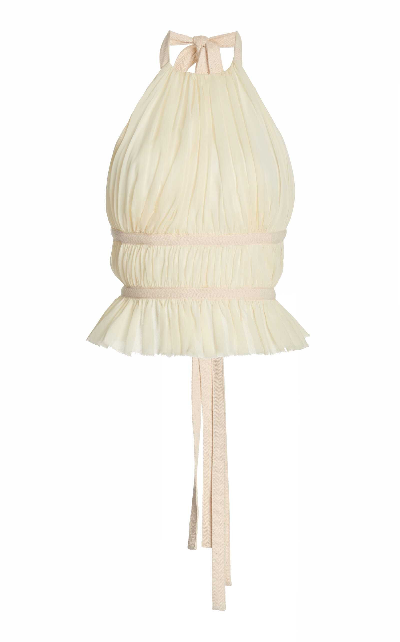 Exclusive Silk-Chiffon Wrap Top | Moda Operandi (Global)