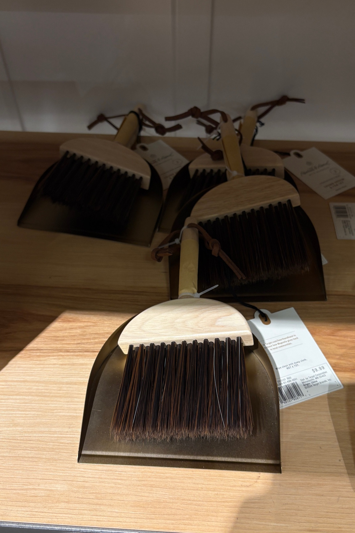 Aesthetic hand brush, gold, and wood broom, hearth and hand, target collection, target find, target haul, home decor 

#LTKHome #LTKStyleTip #LTKFindsUnder50